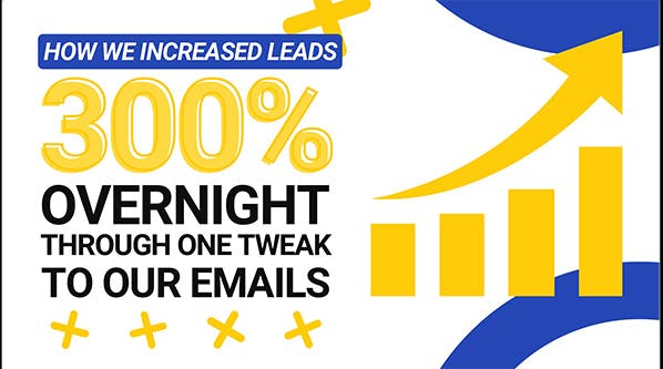 How we increased leads 300% overnight with one tiny cold email tweak